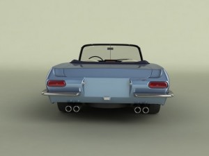lamborghini 400 gt convertible 3D Модель
