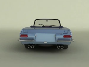lamborghini 400 gt convertible 3D Model