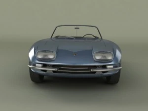 lamborghini 400 gt convertible 3D Model