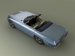 lamborghini 400 gt convertible 3D Модель