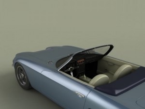 lamborghini 400 gt convertible 3D Модель