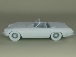lamborghini 400 gt convertible 3D Модель