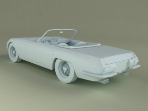 lamborghini 400 gt convertible 3D Модель