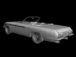 lamborghini 400 gt convertible 3D Model