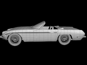 lamborghini 400 gt convertible 3D Model