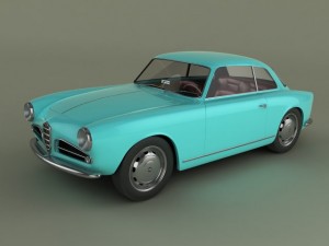 alfa romeo giulietta sprint 3D 모델