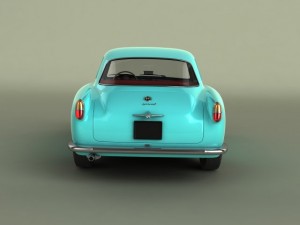alfa romeo giulietta sprint 3D Модель
