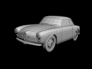 alfa romeo giulietta sprint 3D Модель