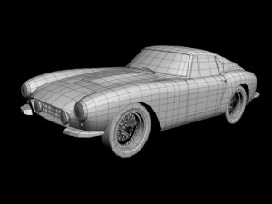 ferrari 250 gt lwb interim 3D 모델