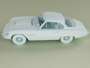 Ferrari 400 Superamerica Aerodinamica 3D Model