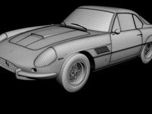 Ferrari 400 Superamerica Aerodinamica 3D Model