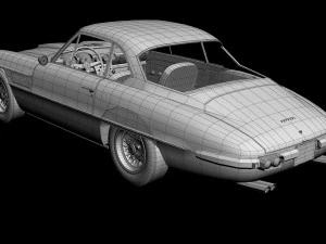 Ferrari 400 Superamerica Aerodinamica 3D Model