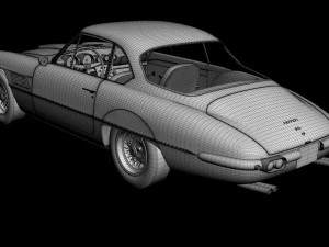 Ferrari 400 Superamerica Aerodinamica 3D Model