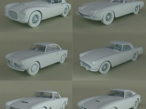 italian classic cars collection pt2 Modelo 3D