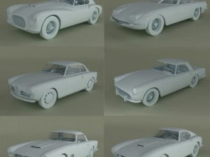 italian classic cars collection pt2 3D Model