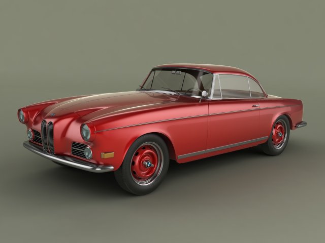 bmw 503 coupe 3D Model .c4d .max .obj .3ds .fbx .stl .blend