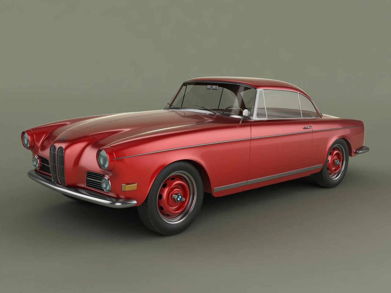 bmw 503 coupe 3D Model .c4d .max .obj .3ds .fbx .stl .blend 