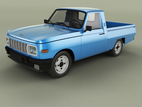 Wartburg 353 W Trans 3D Модель