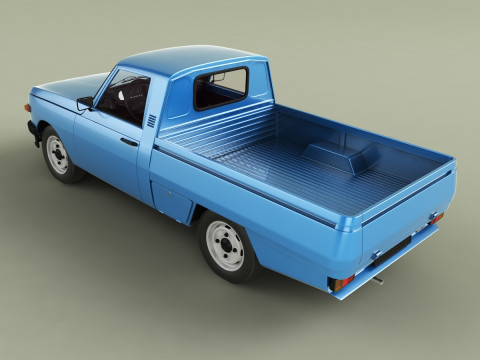 Wartburg 353 W Trans 3D Модель