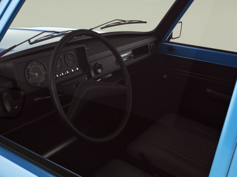 Wartburg 353 W Trans 3D Модель