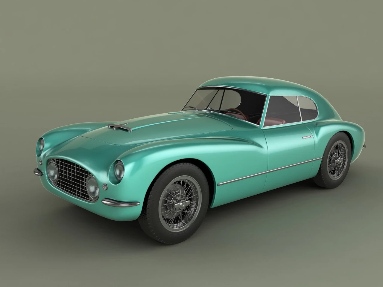 fiat v8 3D Model .c4d .max .obj .3ds .fbx .stl .blend 
