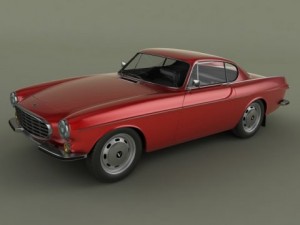 volvo p1800 s 3D 모델