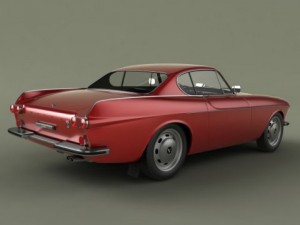 volvo p1800 s 3Dモデル