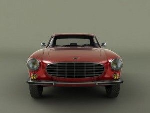 volvo p1800 s 3Dモデル