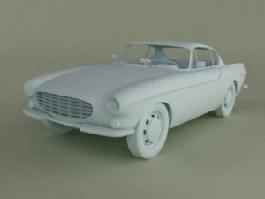 volvo p1800 s 3D Model