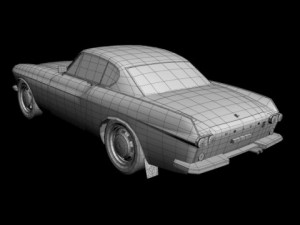 volvo p1800 s 3Dモデル