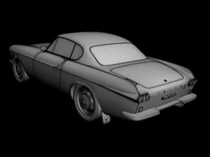 volvo p1800 s 3Dモデル