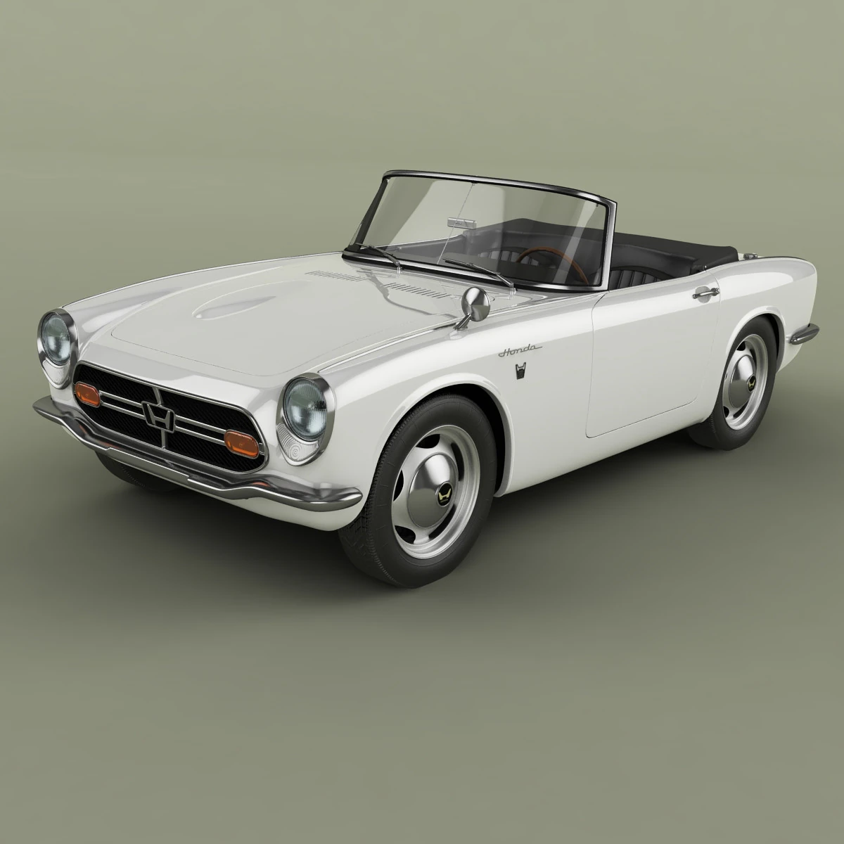 Honda S800 Modelo 3D .c4d .max .obj .3ds .fbx .stl .blend 