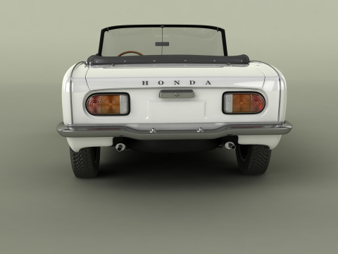 Honda S800 Modelo 3D