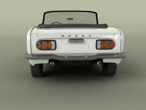 Honda S800 Modelo 3D