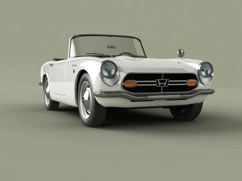 Honda S800 Modelo 3D