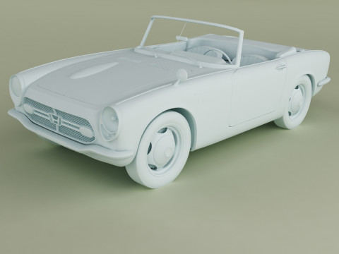 Honda S800 Modelo 3D