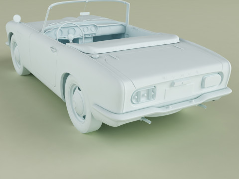 Honda S800 Modelo 3D