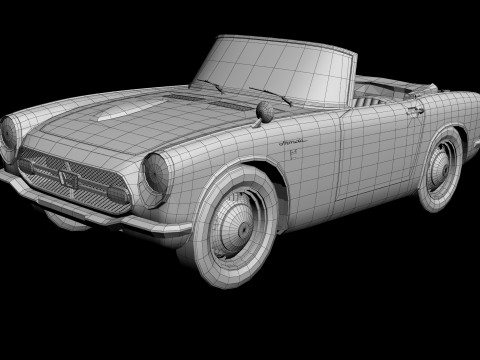 Honda S800 Modelo 3D