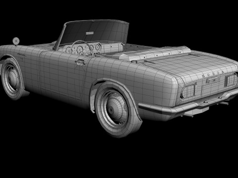 Honda S800 Modelo 3D
