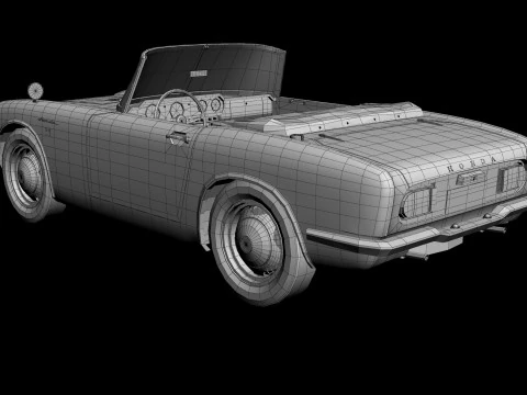 Honda S800 Modelo 3D