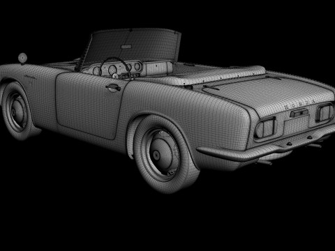 Honda S800 Modelo 3D