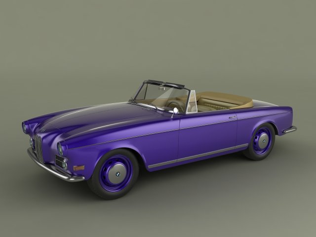 bmw 503 convertible 3Dモデル .c4d .max .obj .3ds .fbx .stl .blend 