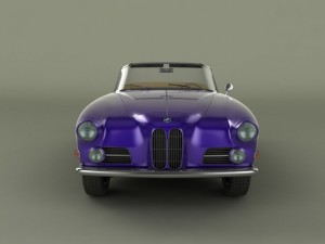 bmw 503 convertible 3Dモデル