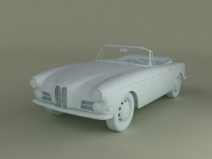bmw 503 convertible 3Dモデル
