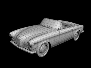 bmw 503 convertible 3Dモデル