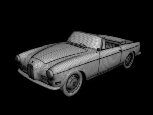 bmw 503 convertible 3Dモデル