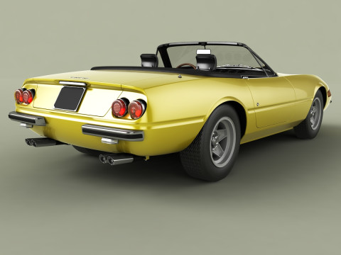 Ferrari 365 GTS-4 Daytona Plexiglass Model 3D