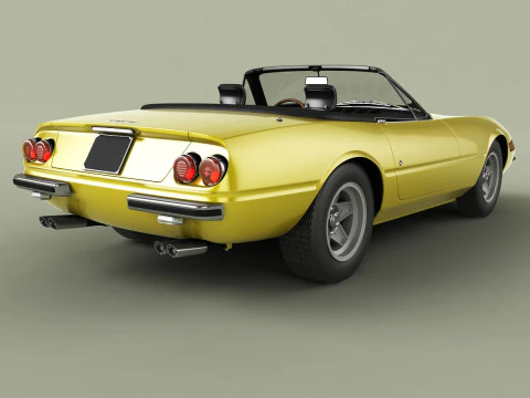 Ferrari 365 GTS-4 Daytona Plexiglass 3D Model