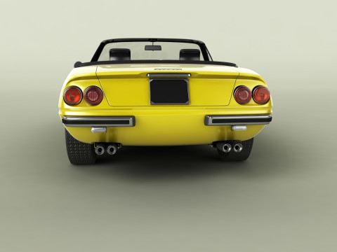 Ferrari 365 GTS-4 Daytona Plexiglass Model 3D