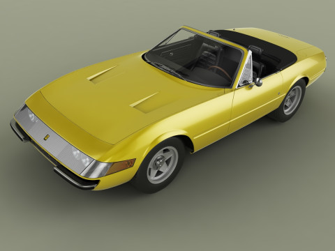 Ferrari 365 GTS-4 Daytona Plexiglass Model 3D